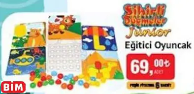 SİHİRLİ DÜĞMELER JUNİOR EĞİTİCİ OYUNCAK SİHİRLİ DÜĞMELER JUNİOR EĞİTİCİ OYUNCAK